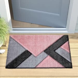 Nova Rugs - Pink & Grey, 60 x 110 cm