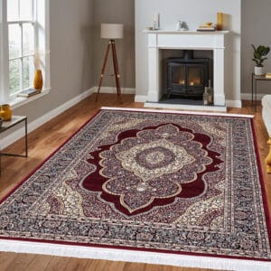 Isfahan Rugs - Red, 280 x 380 cm