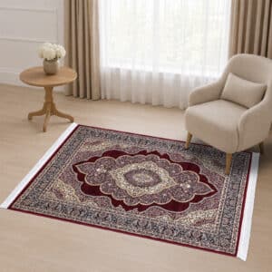 Isfahan Rugs - Red, 80 x 150 cm